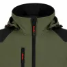 Blouson Softshell River polaire polyester kaki noir M à 3XL