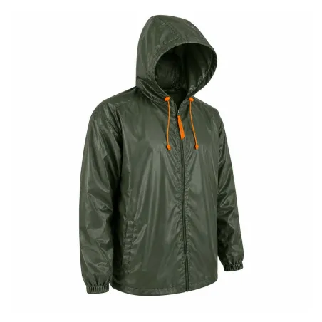 Coupe vent déperlant manches longues polyester kaki S à 3XL