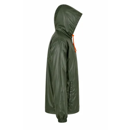 Coupe vent déperlant manches longues polyester kaki S à 3XL