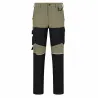 Pack 2 Pantalons Travail Oak Kaki/Noir Extensible 4 Sens 