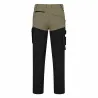 Pack 2 Pantalons Travail Oak Kaki/Noir Extensible 4 Sens 