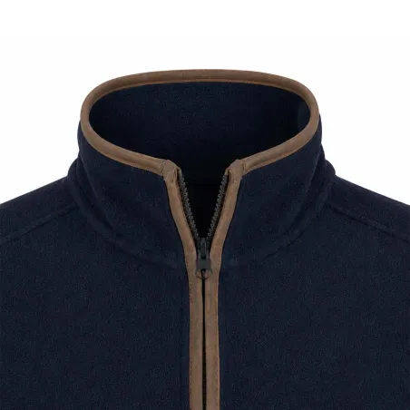 Blouson polaire Scotland 4 poches polyuréthane marine S à 4XL