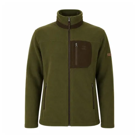 Blouson polaire Percussion kaki/marron – Chaleur et confort outdoor