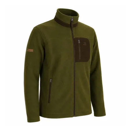 Blouson polaire Percussion kaki/marron – Chaleur et confort outdoor