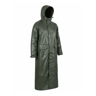 Manteau à capuche coupe vent imperméable polyester kaki S à 3XL
