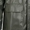 Manteau à capuche coupe vent imperméable polyester kaki S à 3XL
