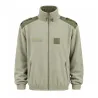 Blouson de chasse polaire commando 2 poches vert kaki TM