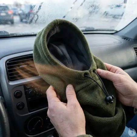Cagoule polaire réglable douce et chaude - Modèle confortable