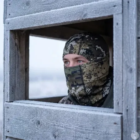 Cagoule Ridge extensible polyester digi camo Veil taille unique