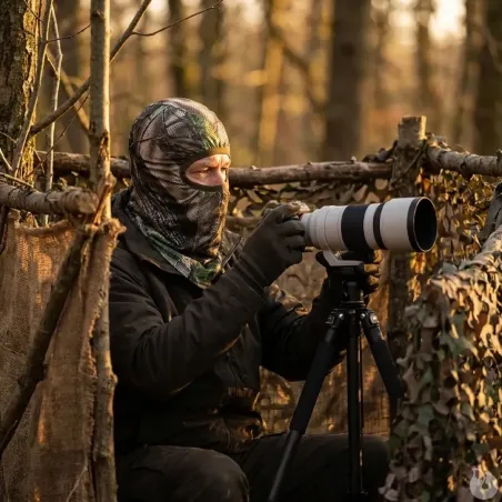 Cagoule de camouflage Match légère filet polycoton camo