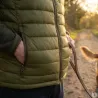 Doudoune sans manche polyamide kaki M à 2XL