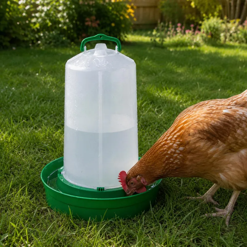 Abreuvoir base profonde pour volailles 12 litres