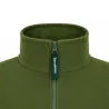 Blouson polaire broderie sanglier 2 poches polyester kaki M à 3XL