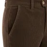 Pantalon marron Calvados côtelé extensible T38 À 60