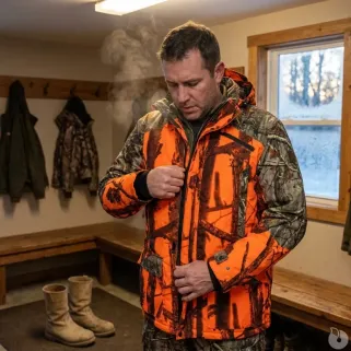Veste Percussion Grand Nord Ghostcamo Imperméable Chasse CE