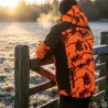 Veste de chasse softshell SL TEX orange camo