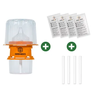 Kit 1 piège à frelons asiatiques + 4 attractifs + 2 diffuseurs coton
