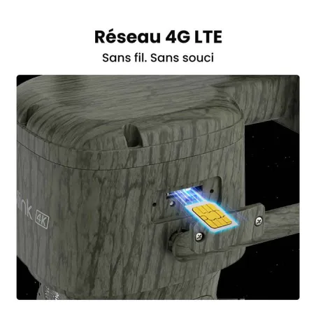 Caméra 4G sans fil Reolink Go G770 à double objectif