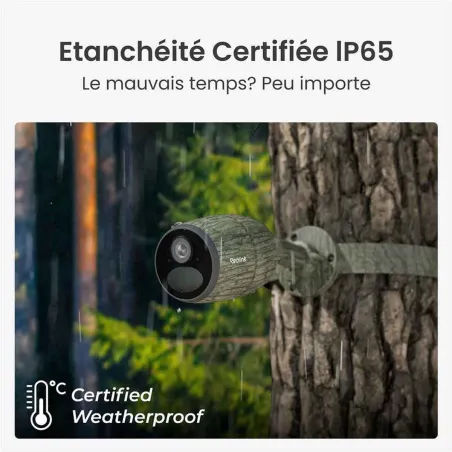 Caméra extérieure sans fil 4G LTE Reolink Go G330 avec panneau solaire