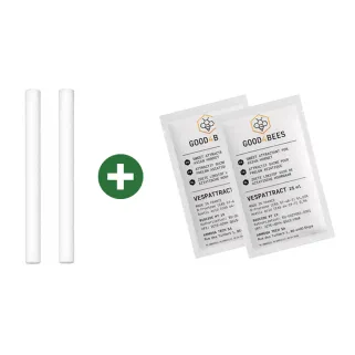 Kit recharge pièges frelons asiatique 2 cotons + 2 attractifs