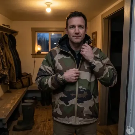 Veste courte Lightshell camo A10 Equipment | Imperméable et légère