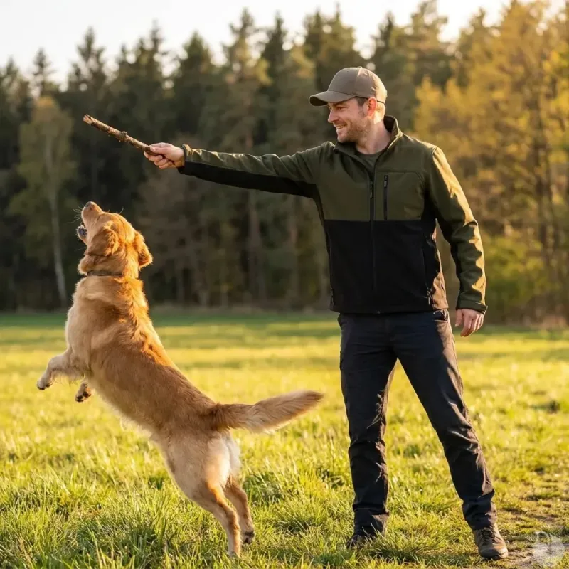 Veste Softshell Tralnor 3 couches déperlante capuche amovible