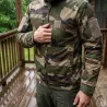 Veste courte Fighter 8 poches zip coton polyester camo XS à 3XL