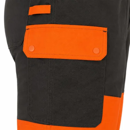 Pantalon Percussion tradition orange CE 6 poches 600 deniers