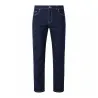 Jeans Coupe Droite Bleu Foncé Denim Extensible de 40 à 54