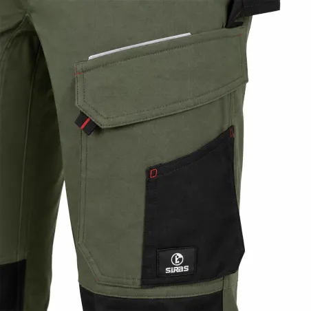 Pantalon Stretch Memory vert du 40 au 54