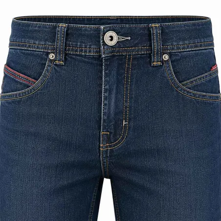 Jeans Roller Stretch 5 poches coton Bleu denim foncé 40 à 54