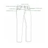 Jeans Roller Stretch 5 poches coton Bleu denim foncé 40 à 54