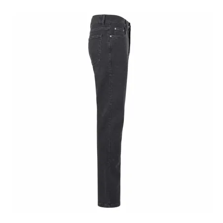 Jean coupe droite noir extensible – confort et robustesse