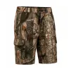Bermuda Treeland léger polyester coton camo forest/marron 38 à 48