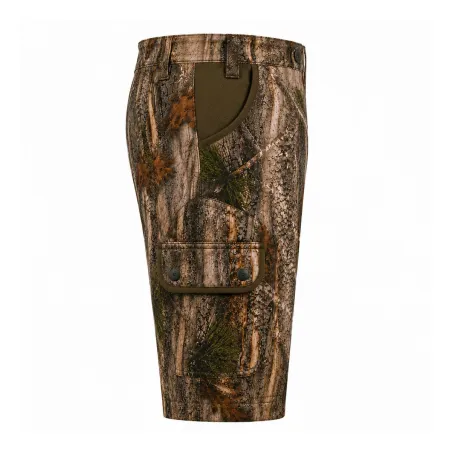 Bermuda Treeland léger polyester coton camo forest/marron 38 à 48