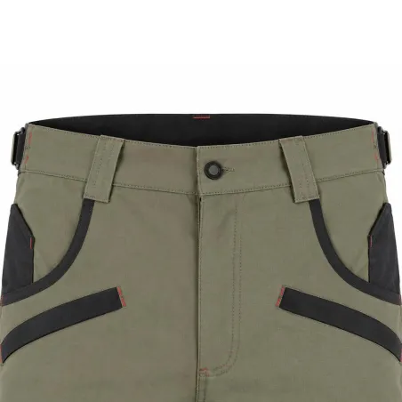Pantalon de Travail Pro Kaki Ultra Résistant de 38 à 50