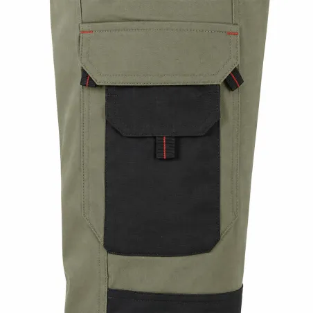 Pantalon de Travail Pro Kaki Ultra Résistant de 38 à 50