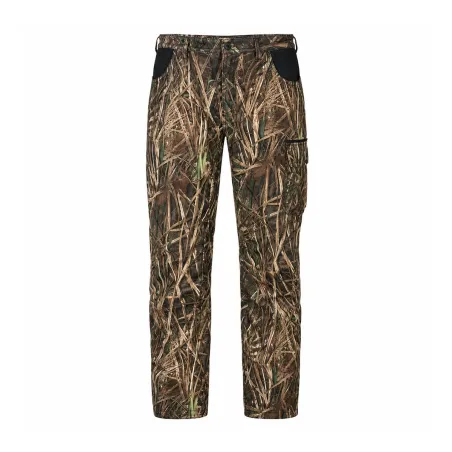 Pantalon chaud doublé polaire Treeland® camouflage roseaux Duck Pant