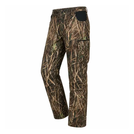 Pantalon chaud doublé polaire Treeland® camouflage roseaux Duck Pant
