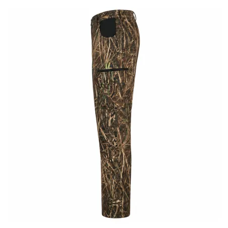 Pantalon chaud doublé polaire Treeland® camouflage roseaux Duck Pant