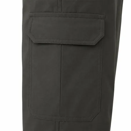 Fuseau femme polyester coton renfort ripstop kaki marron 38 à 46