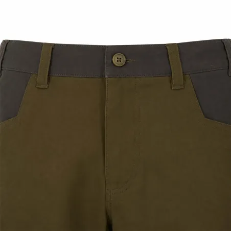 Pantalon de chasse anti-ronces Percussion Tradition kaki T38 à 60
