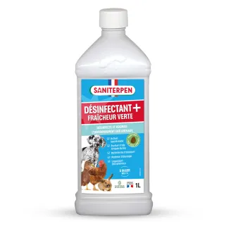 Désinfectant Plus liquide 1 L - Homologué - odeur pin Saniterpen 
