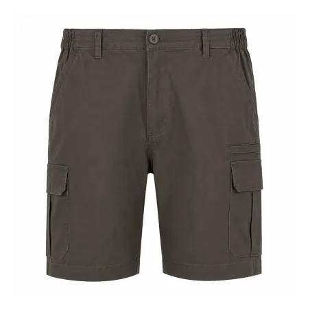 Short Valley kaki polyester-coton 4 poches cargo multi-usage
