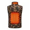 Gilet chauffant fibre polyester et carbone camo CE taille 2XL
