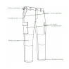Pantalon Basic polyester coton noir 36 à 60