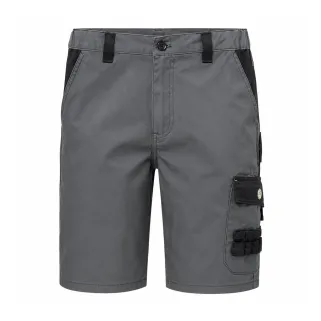 Bermuda de travail 4 poches polyester coton gris noir 38 à 52