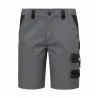 Bermuda de travail 4 poches polyester coton gris noir 38 à 52
