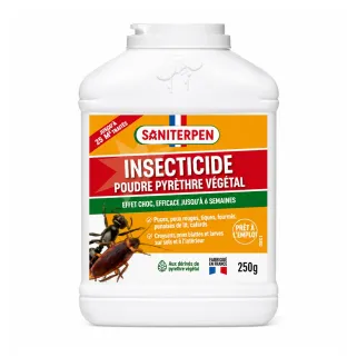 Insecticide écochoc poudre au pyrèthre 250 g - Saniterpen