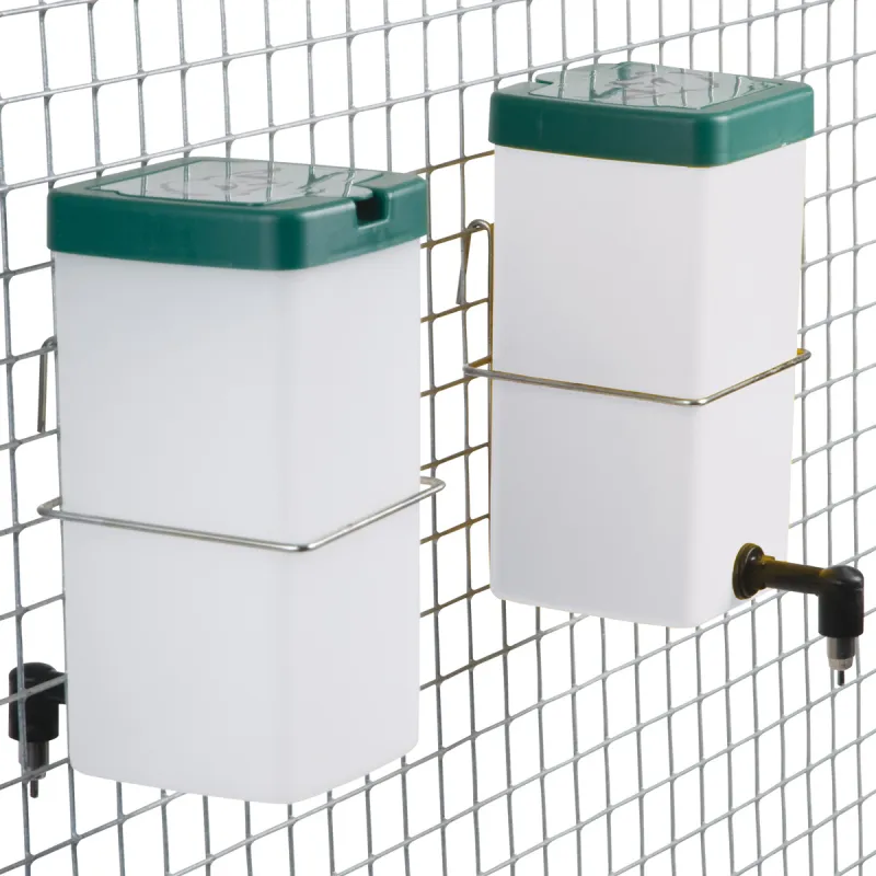 Abreuvoir à pipette pour cage volailles et lapins - 1L